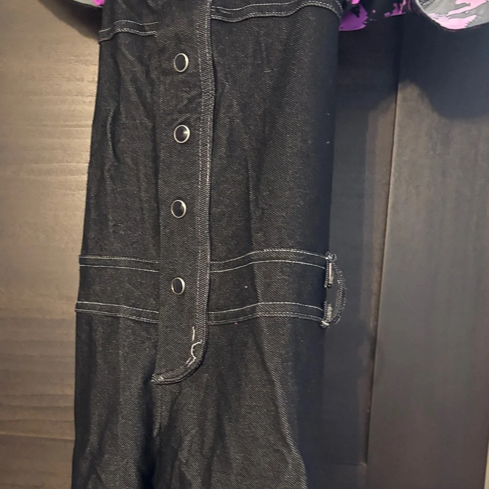 Kids Purple and Black Dance Costume